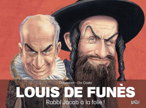 Couverture ebook de Louis de Funès - Rabbi Jacob à la folie !, de Philippe Chanoinat, Charles Da Costa