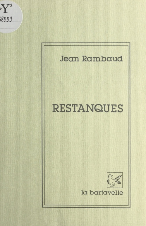 ebook cover of Restanques, by Jean Rambaud