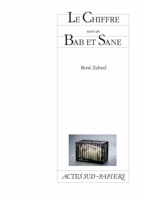 ebook cover of Le Chiffre suivi de Bab et Sane, by René Zahnd