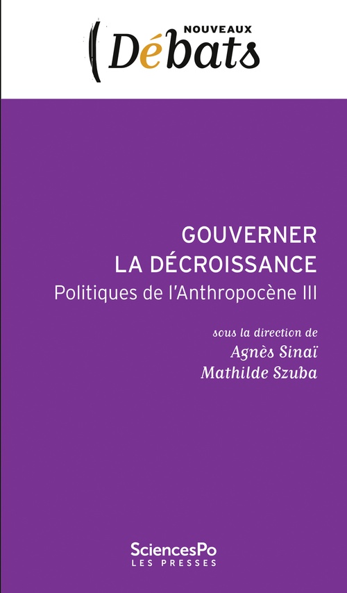 ebook cover of Gouverner la décroissance, by Agnès Sinaï, Mathilde Szuba
