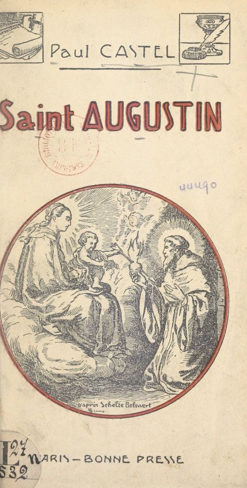 Couverture ebook de Saint Augustin, de Paul Castel