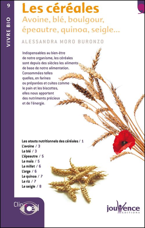 Couverture ebook de Les céréales, de Alessandra Moro Buronzo