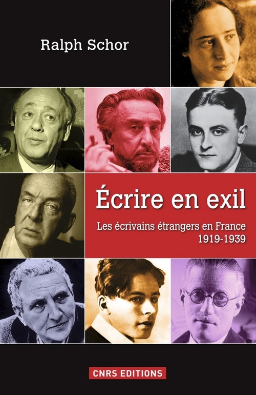 Couverture ebook de Ecrire en exil. Les écrivains étrangers en France, de Ralph Schor