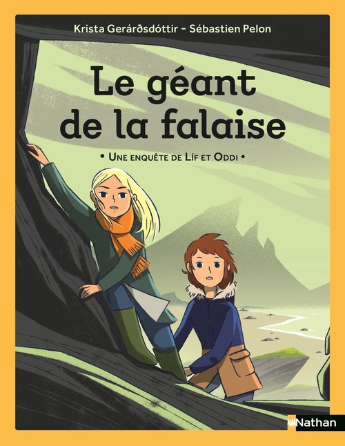 Couverture ebook de Une enquête de Lif et Oddi - Le géant de la falaise, de Krista Gerárðsdóttir