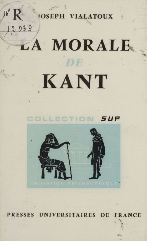 Couverture ebook de La morale de Kant, de Joseph Vialatoux