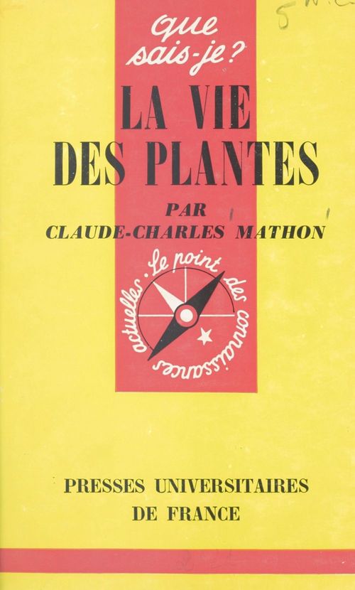 Couverture ebook de La vie des plantes, de Claude-Charles Mathon