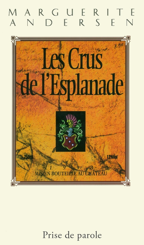 ebook cover of Les Crus de l'Esplanade, by Marguerite Andersen