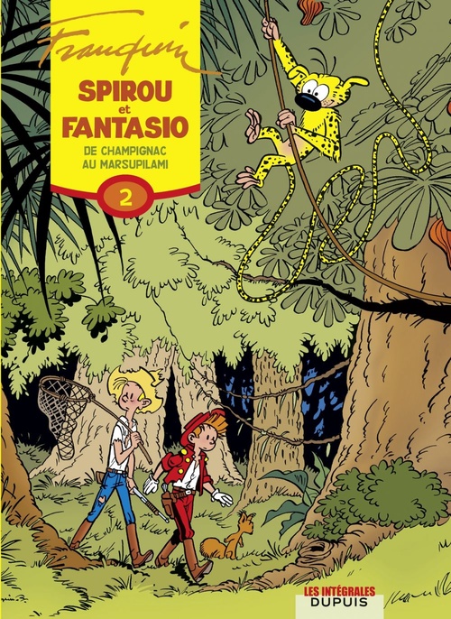 Couverture ebook de Spirou et Fantasio - L'intégrale - Tome 2 - De Champignac au Marsupilami, de André Franquin