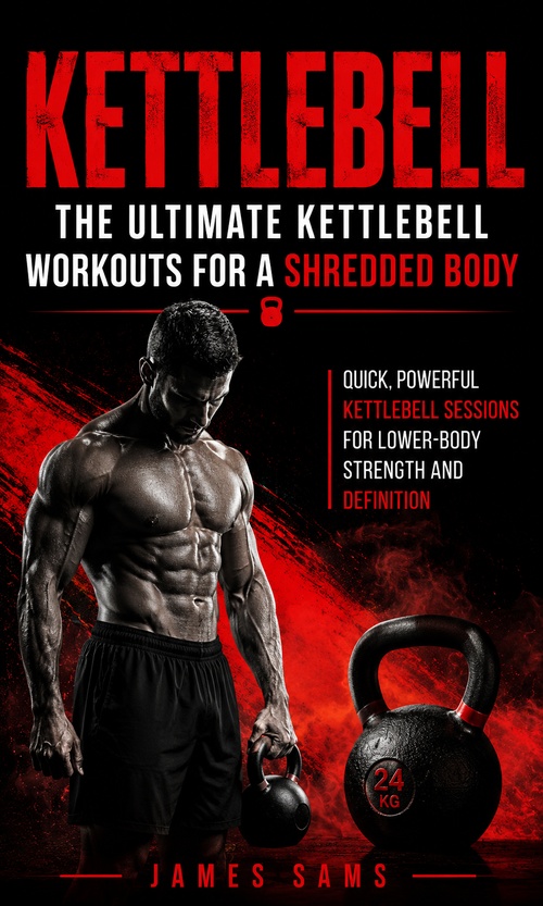 ebook cover of Kettlebell: The Ultimate Kettlebell Workouts for a Shredded Body, by James Sams