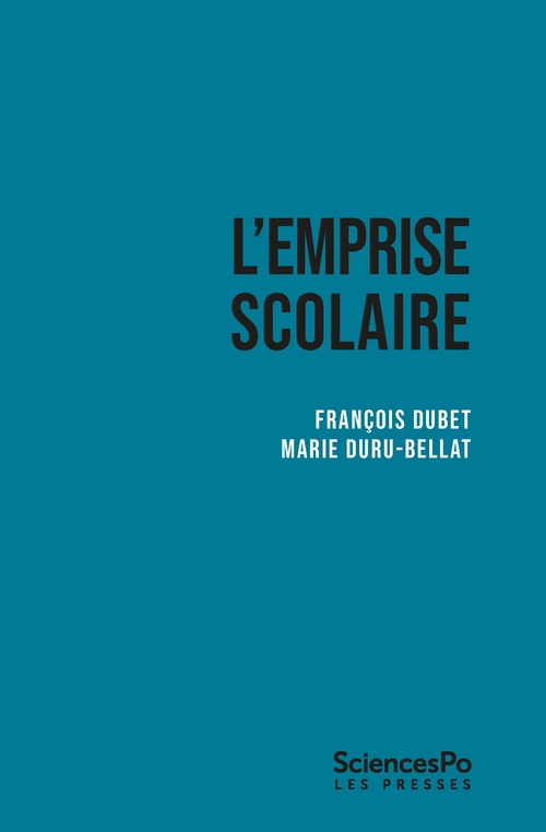 ebook cover of L'emprise scolaire, by François Dubet, Marie Duru-Bellat