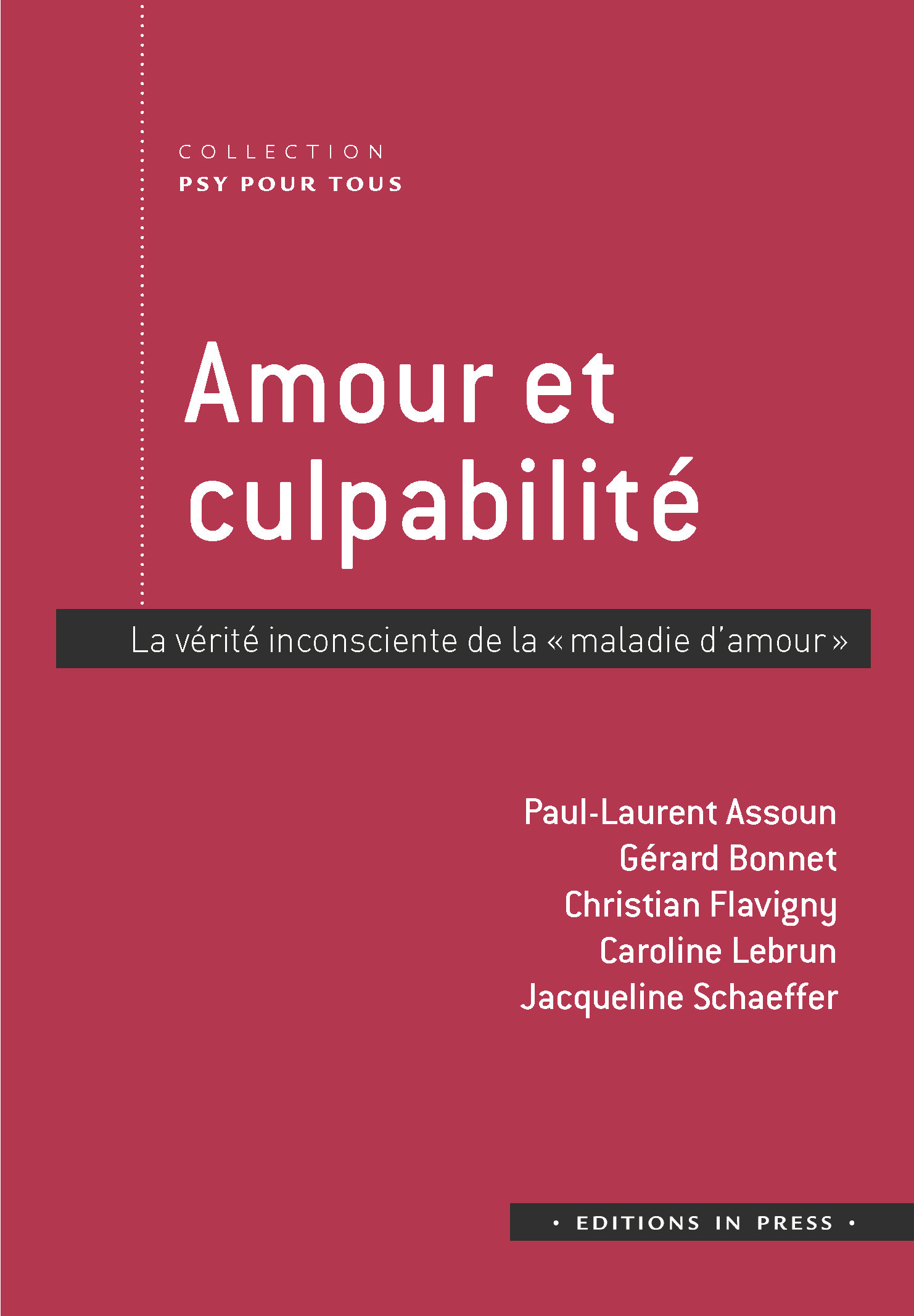 ebook cover of Amour et culpabilité, by Paul-Laurent Assoun, Gérard Bonnet, Christian Flavigny, Caroline Lebrun, Jacqueline Schaeffer