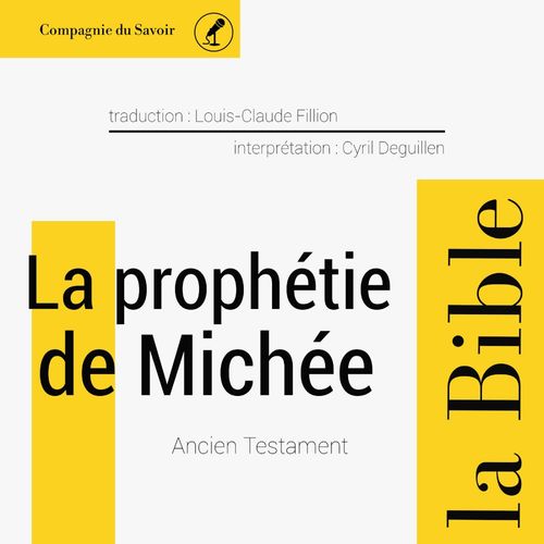 audiobook cover of La Prophétie de Michée, by Anonyme
