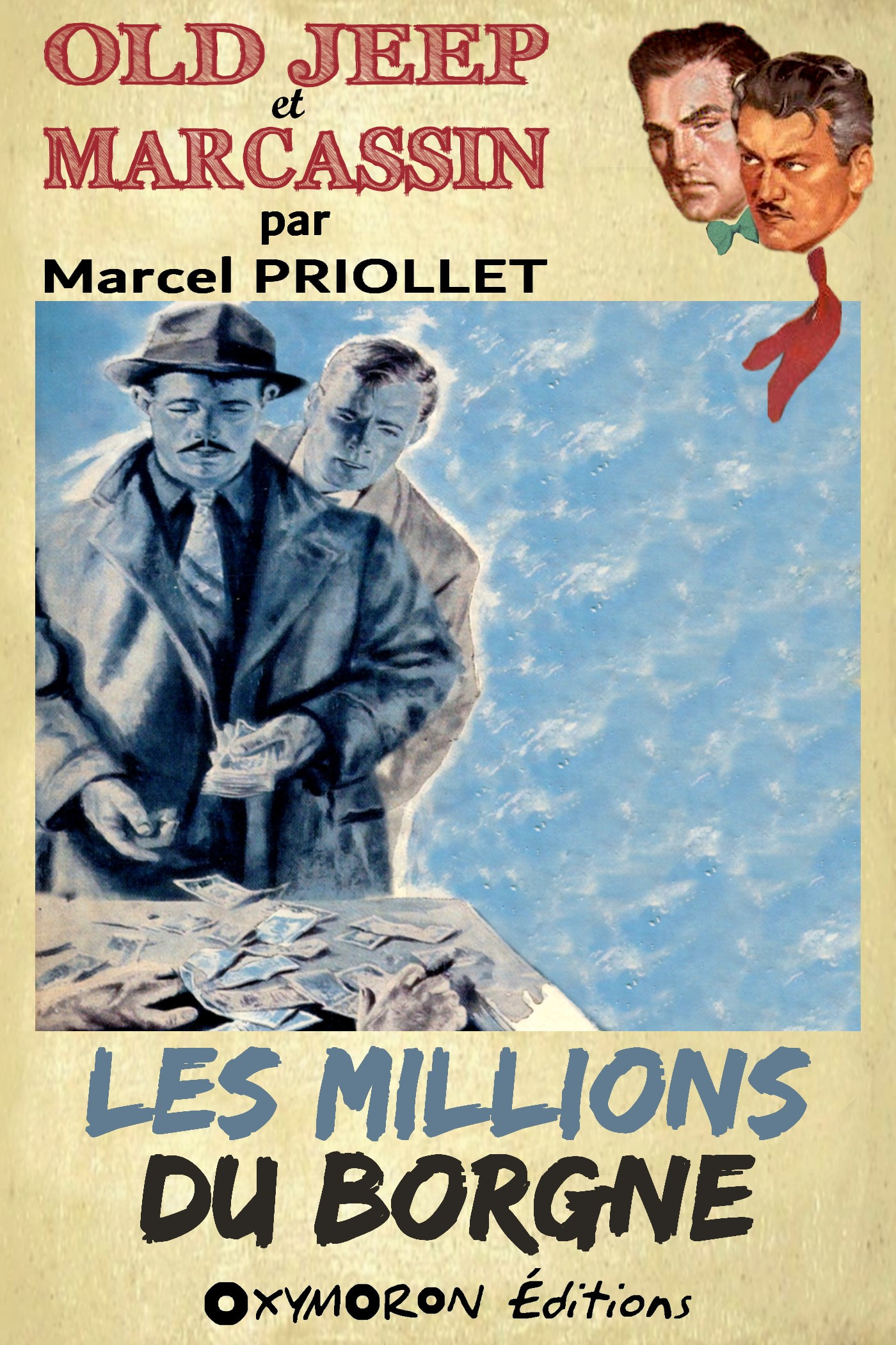 Couverture ebook de Les millions du borgne, de Marcel Priollet
