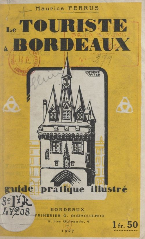 ebook cover of Le touriste à Bordeaux, by Maurice Ferrus