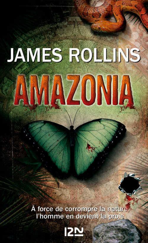 ebook cover of Amazonia, by James Rollins