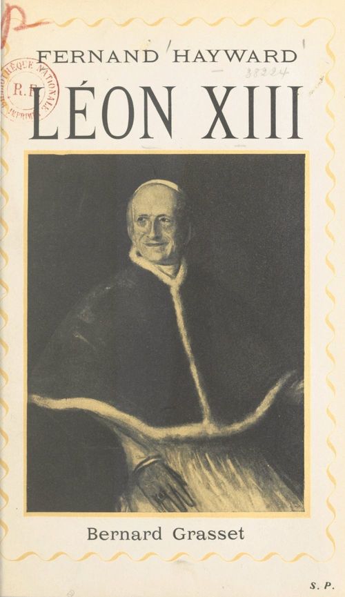 ebook cover of Léon XIII, by Fernand Hayward