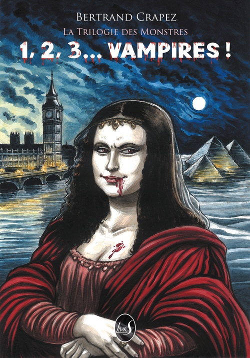 Couverture ebook de 1, 2, 3... Vampires !, de Bertrand Crapez