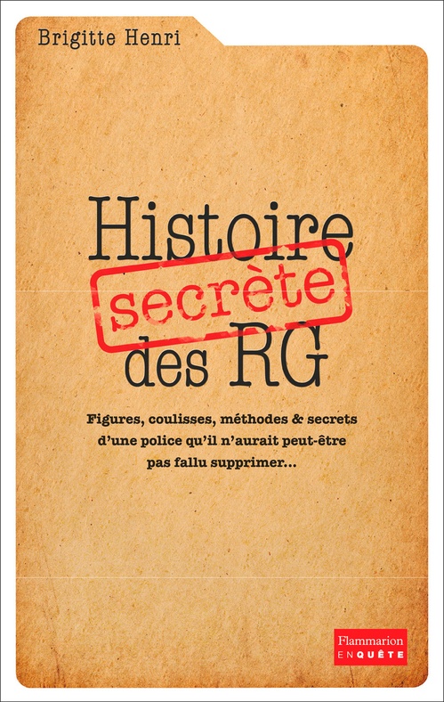 ebook cover of Histoire secrète des RG, by Brigitte Henri