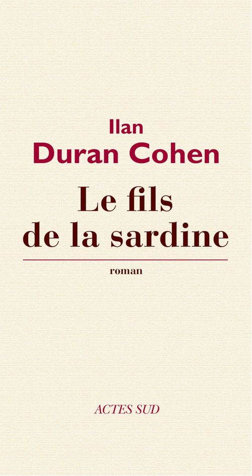 ebook cover of Le fils de la sardine, by Ilan Duran cohen