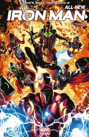 ebook cover of All-New Iron Man (2015) T02, by Michael B. Bendis, Mike Deodato