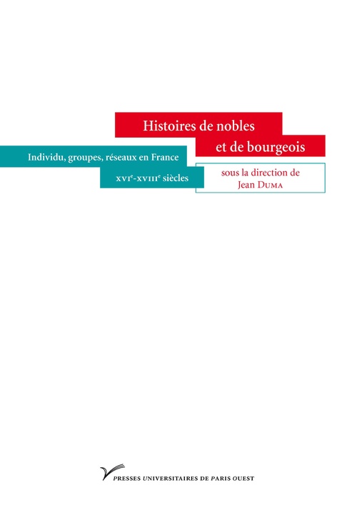 ebook cover of Histoires de nobles et de bourgeois, by Collectif