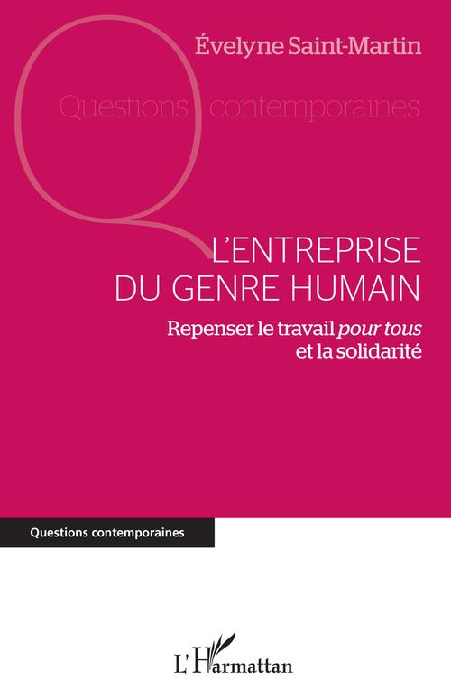 Couverture ebook de L'entreprise du genre humain, de Evelyne Saint-Martin