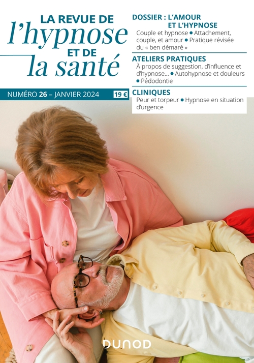 Couverture ebook de Revue de l'hypnose et de la santé N°26 - 1/2024, de Collectif