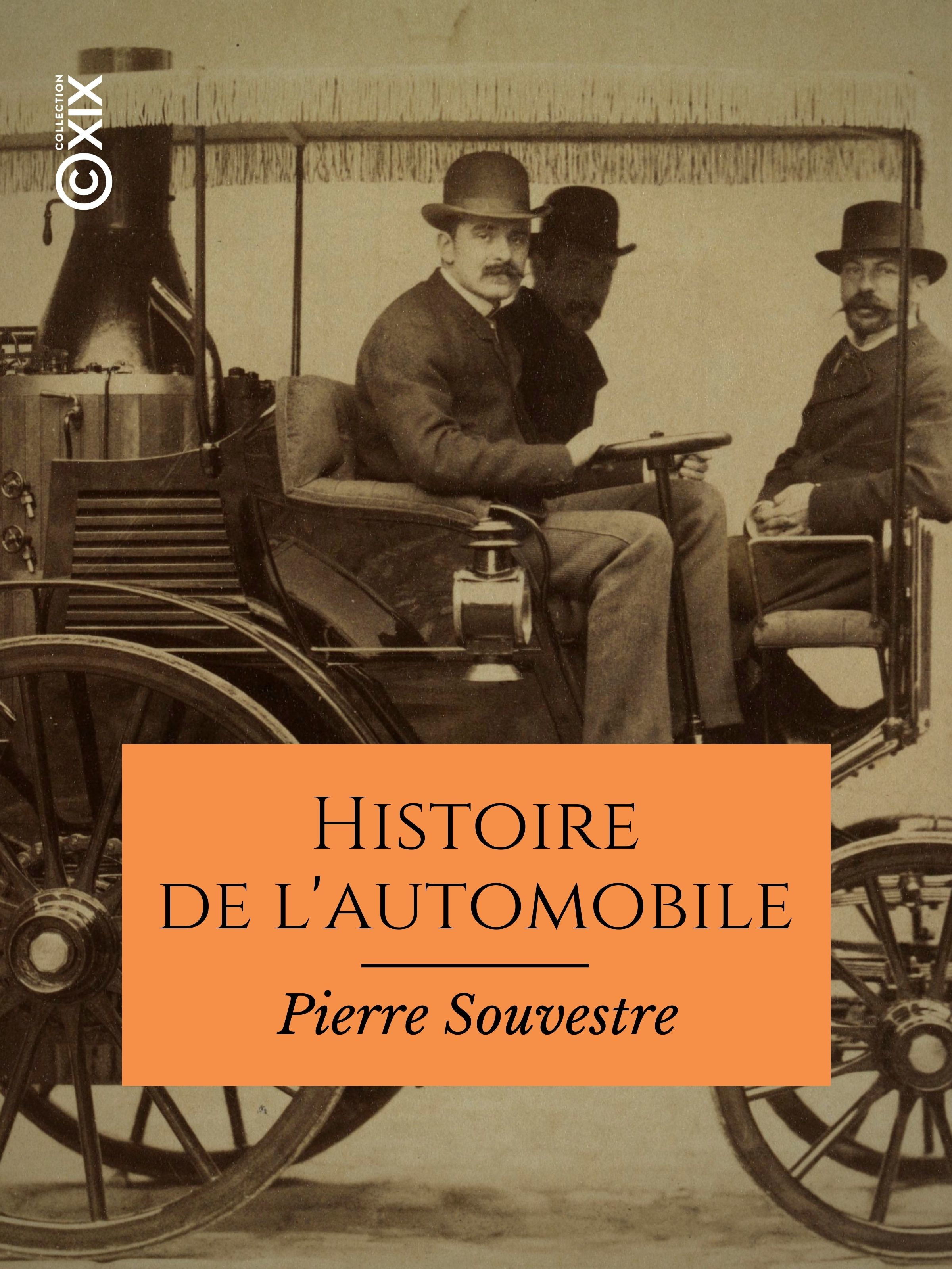 Couverture ebook de Histoire de l'automobile, de Pierre Souvestre