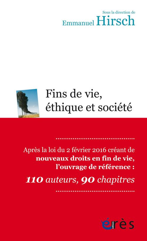 ebook cover of Fins de vie, éthique et société, by Emmanuel Hirsch