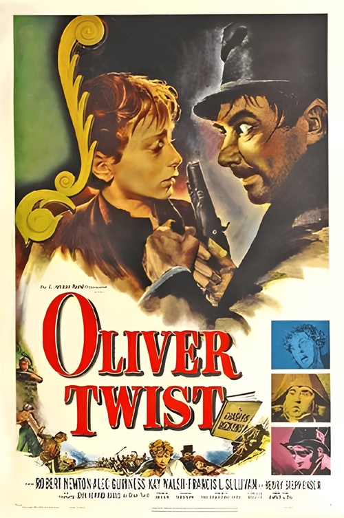 ebook cover of Oliver Twist, by Charles Dickens