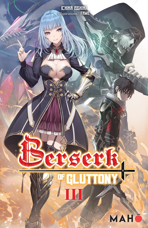 Couverture ebook de Berserk of Gluttony T03 - Light Novel, de Ichika Isshiki