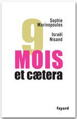 ebook cover of 9 mois, et caetera, by Sophie Marinopoulos, Israël Nisand