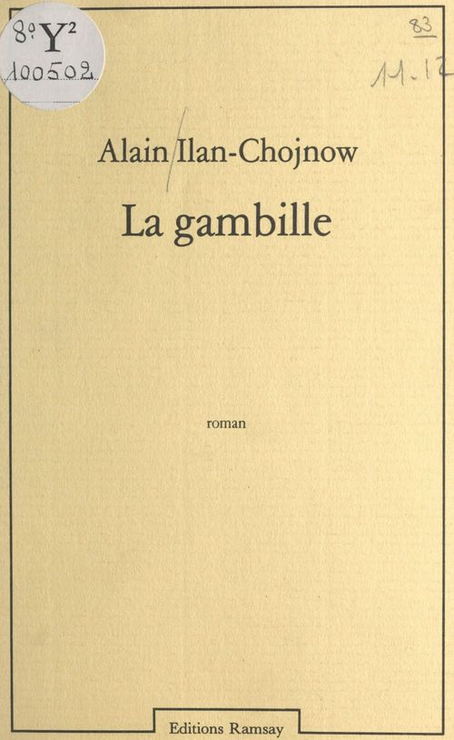 Couverture ebook de La Gambille, de Alain-Ilan Chojnow