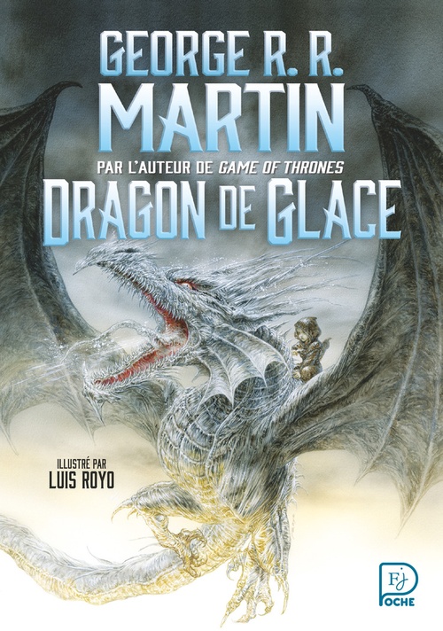 ebook cover of Dragon de glace, by George R. R. Martin, Luis Royo