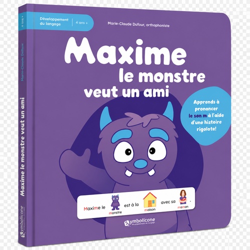 ebook cover of Maxime le monstre veut un ami, by Marie-Claude Dufour