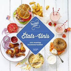 Couverture ebook de 100 recettes États-Unis, de Collectif
