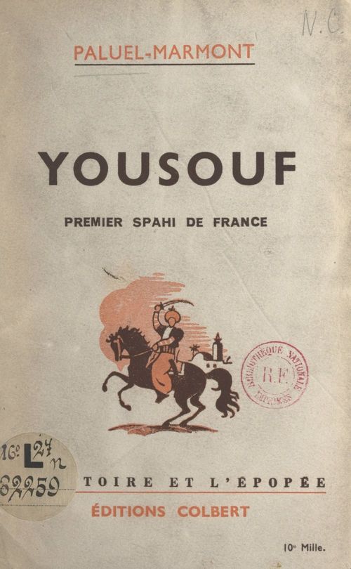 ebook cover of Yousouf, by Paluel-Marmont