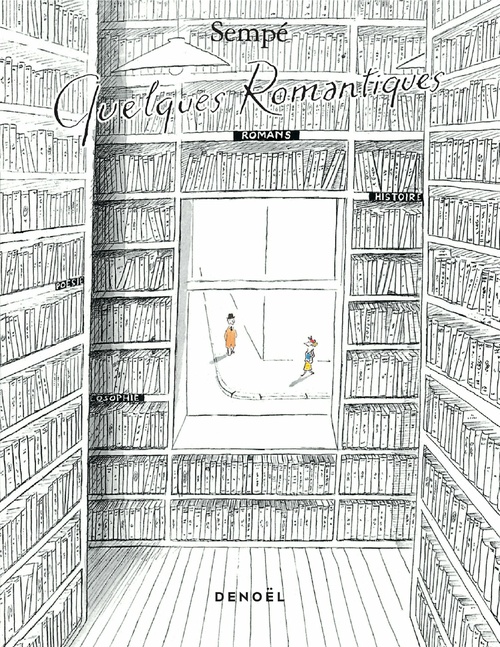 Couverture ebook de Quelques romantiques, de Sempé