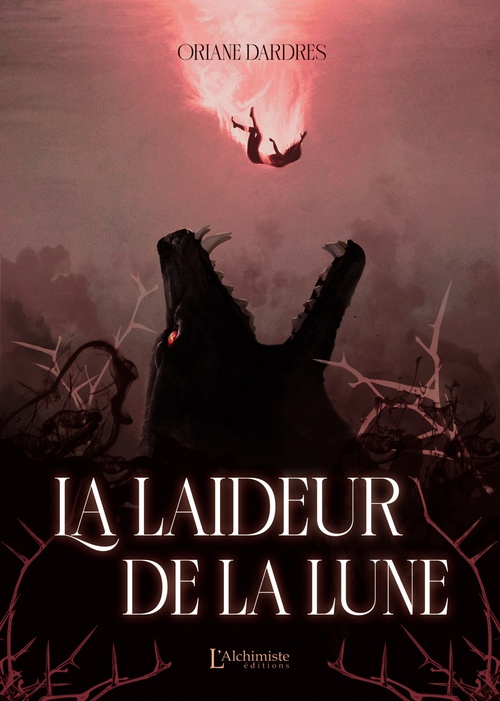 ebook cover of La laideur de la lune, by Oriane Dardres