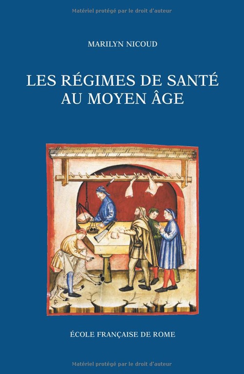 Couverture ebook de Les régimes de santé au Moyen Âge, de Marilyn Nicoud