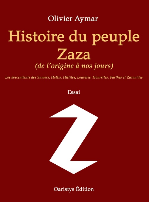 Couverture ebook de Histoire du peuple Zaza, de Aymar Olivier