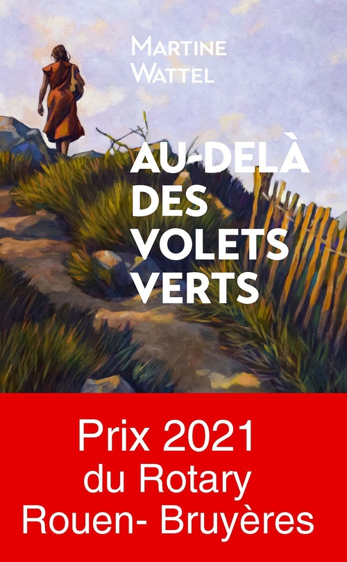 ebook cover of Au-delà des volets verts, by Martine Wattel