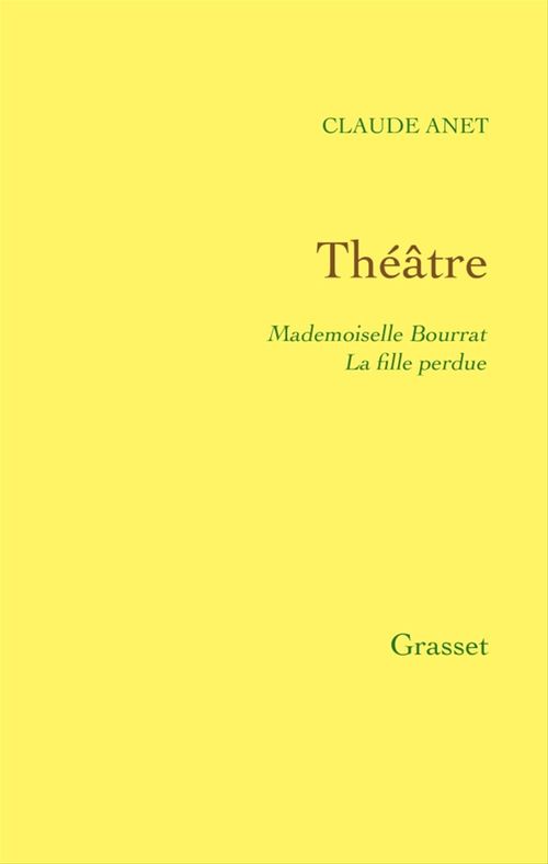 ebook cover of Théâtre, by Claude Anet