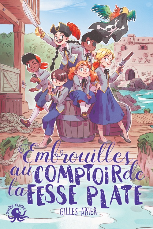 ebook cover of Embrouilles au Comptoir de la Fesse Plate, by Gilles Abier
