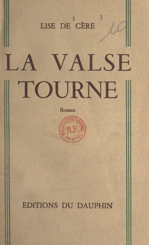 ebook cover of La valse tourne, by Lise De Cere