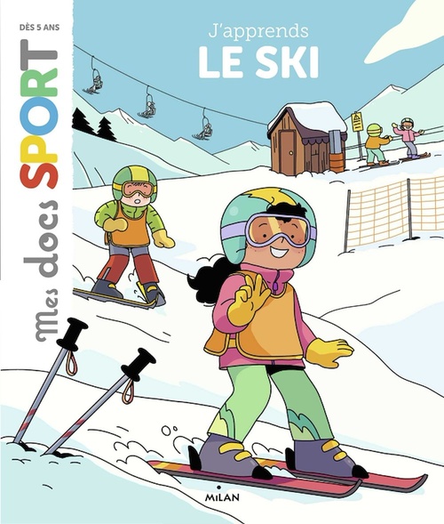 Couverture ebook de J'apprends le ski, de Emmanuelle Ousset