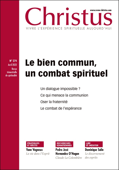 ebook cover of Revue Christus Avril 2022 - n°274, by Collectif Auteur