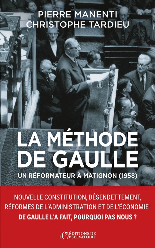 Couverture ebook de La méthode de Gaulle : Un réformateur à Matignon (1958), de Pierre Manenti, Christophe Tardieu