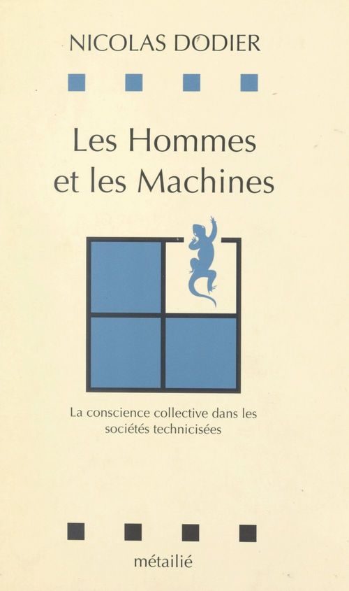 ebook cover of Les hommes et les machines, by Nicolas Dodier