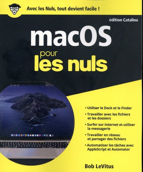 ebook cover of MacOS Catalina Pour les Nuls, by Jean-Pierre Cano, Bob LeVitus